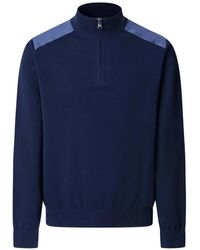 Hackett - Pull À Col Zippé - Lyst