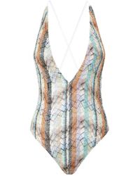 Missoni - Striped Sequin Swimsuit - Lyst