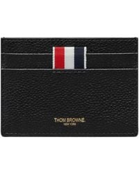 Thom Browne - Pebble-Grain Hector Single Card Holder - Lyst