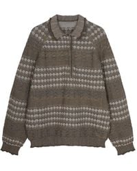 JNBY - Geometric-Print Sweater - Lyst
