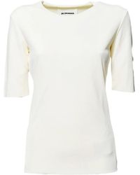 Jil Sander - Crepe T-Shirt - Lyst