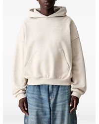 WRSTBHVR - Logo-Embroidered Pouch-Pocket Hoodie - Lyst