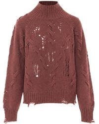 Aniye By - Tina Pullover Mit Zopfmuster - Lyst