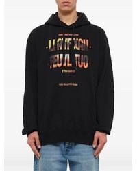 Doublet - Hidden Message Embroidered Hoodie - Lyst