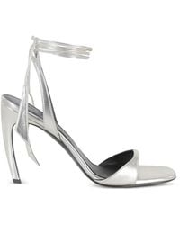 The Attico - Ora Leather Sandals - Lyst