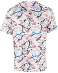 Orlebar Brown - Hibbert Graphic-Print Shirt - Lyst