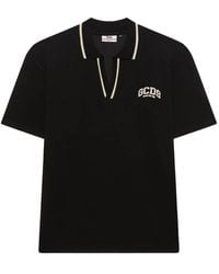 Gcds - Poloshirt Met V-Hals - Lyst