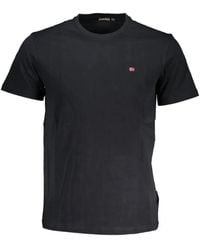 Napapijri - Embroidered-Logo T-Shirt - Lyst