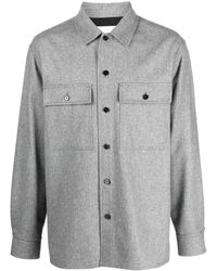 Jil Sander - Long-sleeve Wool Shirt Jacket - Lyst
