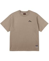 Evisu - T-Shirt À Broderie Mouette - Lyst