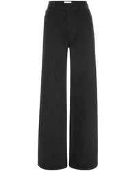 FRAME - The Palace High-Waisted Wide-Leg Jeans - Lyst