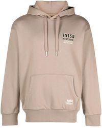 Evisu - Logo-Patch Cotton Hoodie - Lyst