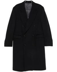 Lardini - Double-Breasted Peak-Lapel Coat - Lyst