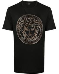 Versace - Camiseta con estampado Medusa - Lyst
