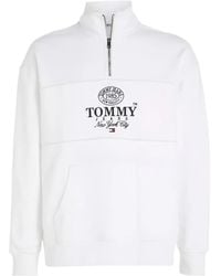 Tommy Hilfiger - Half-Zip Panelled Sweatshirt - Lyst