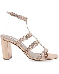 Aquazzura - Infinity Chain Heeled Sandals - Lyst