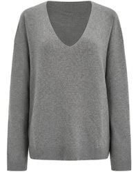 LeKasha - Gebreide Trui Met V-Hals - Lyst