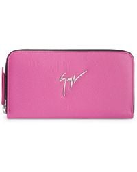 Giuseppe Zanotti - Paula Logo-Lettering Wallet - Lyst