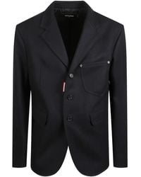 DSquared² - Button Jacket - Lyst