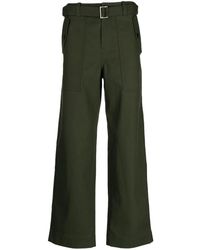 Maison Kitsuné - ベルテッド ストレートパンツ - Lyst