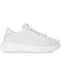 Philipp Plein - Monogram-Embossed Leather Sneakers - Lyst