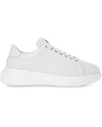 Philipp Plein - Monogram-Embossed Leather Sneakers - Lyst