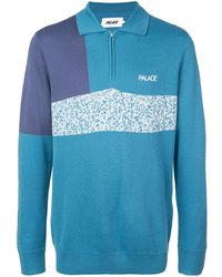 Palace - Blocker Half-Zip Jumper - Lyst