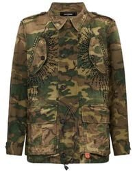 DSquared² - Rebel Tag Camouflage Jacket - Lyst