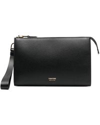 Tom Ford - Grained-texture Clutch Bag - Lyst