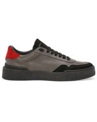 Dolce & Gabbana - New Roma Panelled Leather Sneakers - Lyst