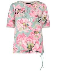 Betty Barclay - Floral-Print Drawstring-Hem T-Shirt - Lyst