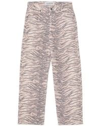 The Ragged Priest - Tiger-Print Jeans - Lyst