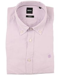BOSS - Chemise À Logo Brodé - Lyst