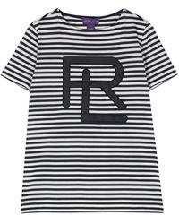 Ralph Lauren Collection - Gestreept T-shirt - Lyst