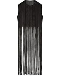 RETORI - Embroidered Fringed Vest - Lyst