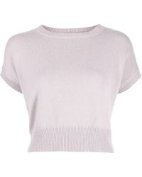 Teddy Cashmere - Genova Sleeveless Cropped Cashmere Jumper - Lyst