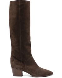 Casadei - "Beat" Renna Cocoa Boots - Lyst