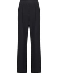 Max Mara - Broek Met Geplooide Voorkant - Lyst