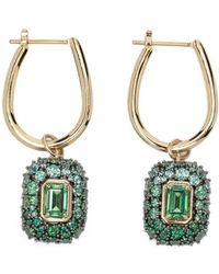 Swarovski - Sublima Octagon-Cut Drop Earrings - Lyst