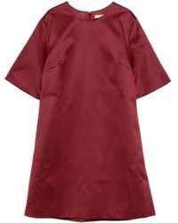 By Malene Birger - Robe Courte Harper À Manches Courtes - Lyst