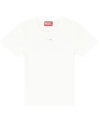 DIESEL - Logo Cotton T-Shirt - Lyst