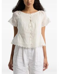 Posse - Grace Geplooide Blouse - Lyst