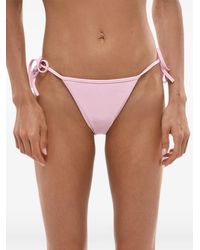 DSquared² - Logo-Embossed Tie-Side Bikini Briefs - Lyst