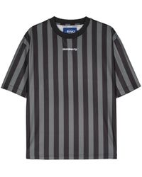 AWAKE NY - Logo-embroidered Striped T-shirt - Lyst