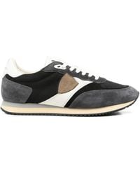 Philippe Model - Logo-Patch Panelled Sneakers - Lyst
