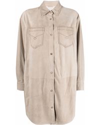 Brunello Cucinelli - Giacca-Camicia Lunga - Lyst