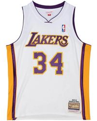 Mitchell & Ness - "Nba La Lakers 03-04 Shaquille O'Neal" Authentic Jersey - Lyst