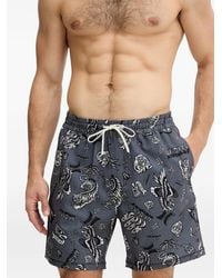 Hurley - Boardshort Graphic-Print Drawstring Swim Shorts - Lyst
