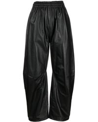 Mackage - Illona Ladles Drawstring-waist Leather Trousers - Lyst