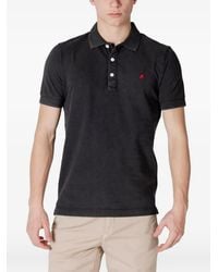 Replay - Logo-Embroidered Polo Shirt - Lyst